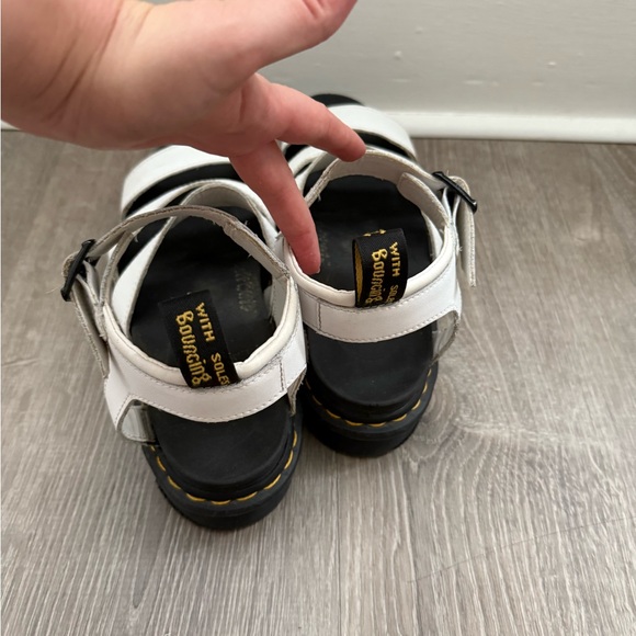 Dr. Martens White Strap Blaire Sandals - Picture 4 of 5